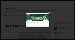 Desktop Screenshot of diescore.com